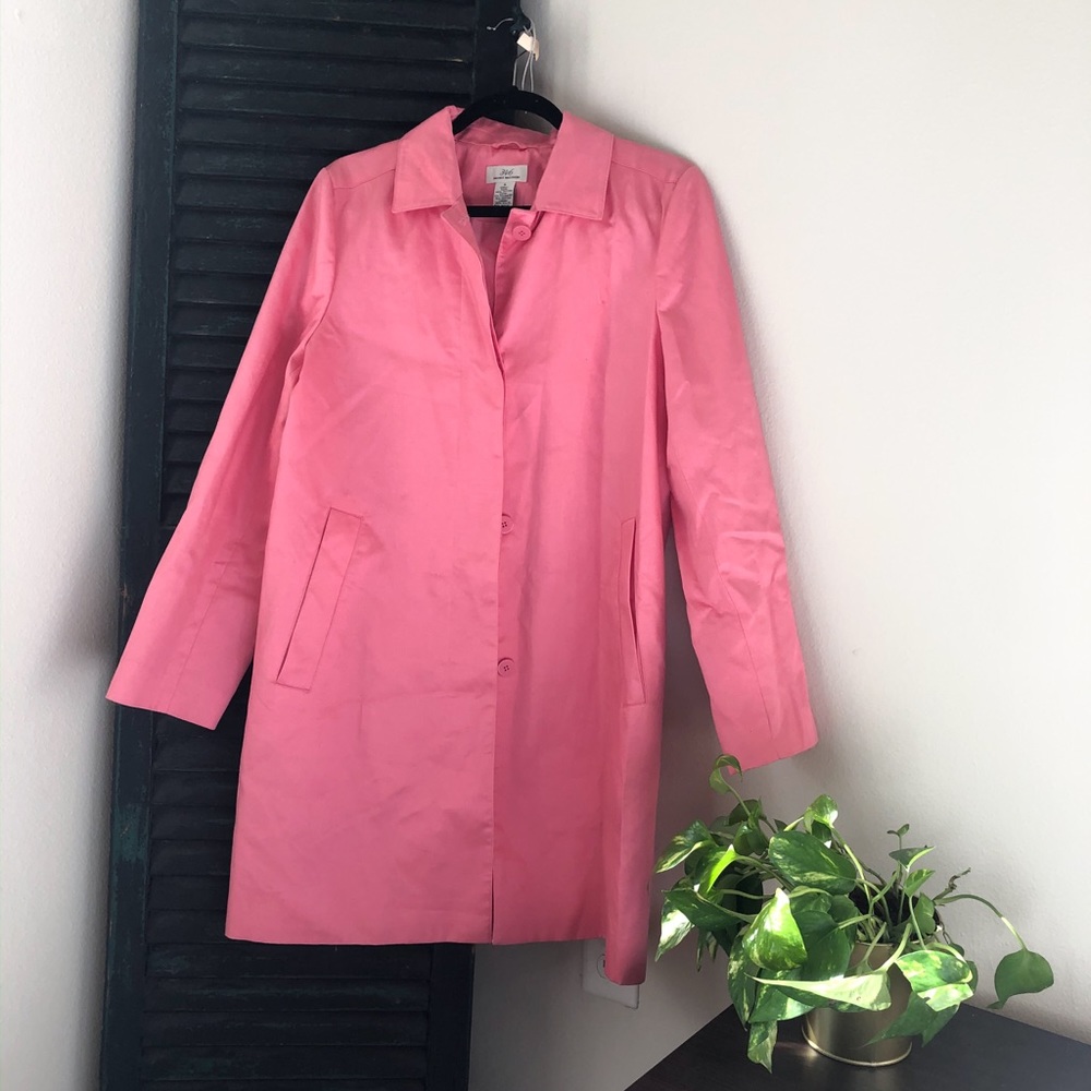 Brooks Brothers Pink Trenchcoat
